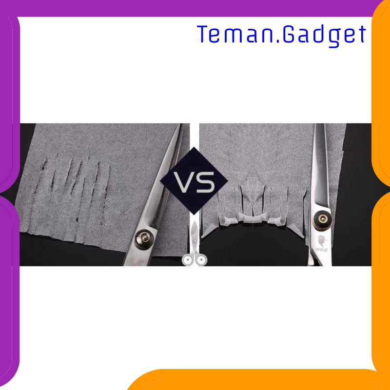 TG-FE220 BIUTTE.CO SET GUNTING RAMBUT SASAK &amp; FLAT HAIRDRESSING SCISSORS - XK10