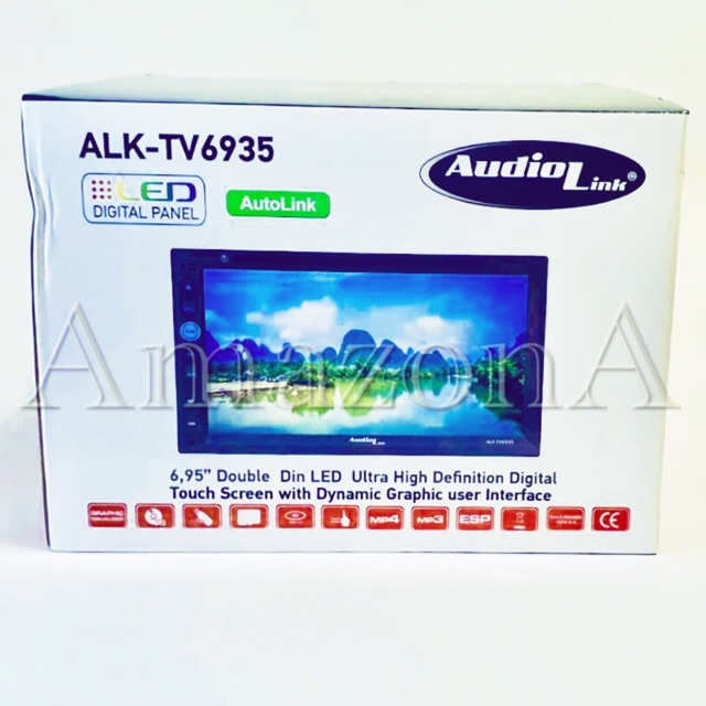 Head Unit Double Din AudioLink ALK-TV6935 6.95”