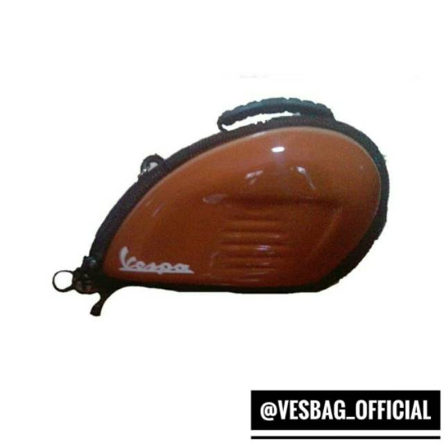 Vesbag vespabag tas tepong slingbag tas vespa px & bajaj brown
