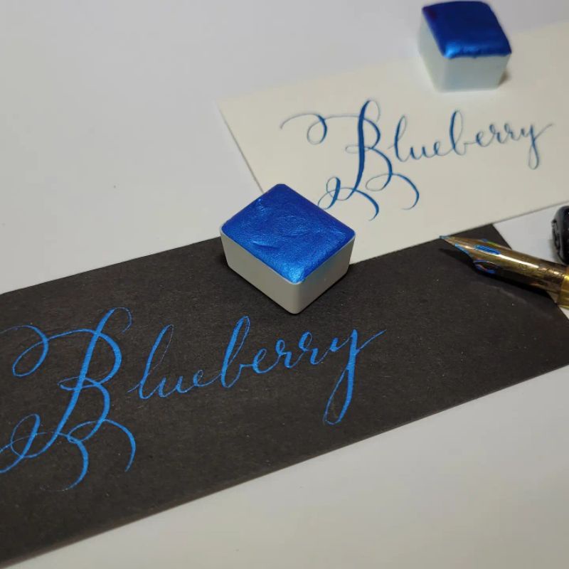 

Blueberry - Handmade watercolors Evolved collection