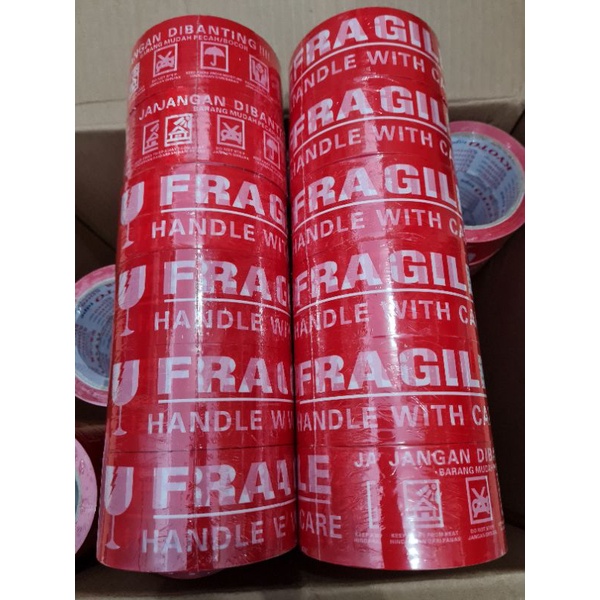 

lakban frigale Merah 48mmx72yard (65m) full