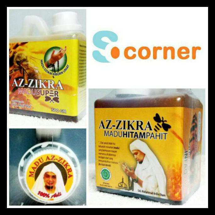 Awet Wom2245 Asli 100% + Brosur Madu Hitam Pahit Azzikra Madu Manis Super Azzikra Az Zikra Az Zikra