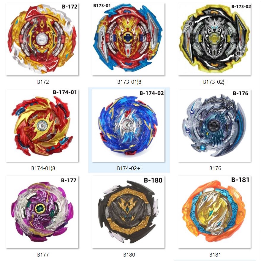 31 Type Beyblade B139-B174 Gangsing Besi Beblet Metal Beblade Bebled Beybled Gyro Gyroscope Battle