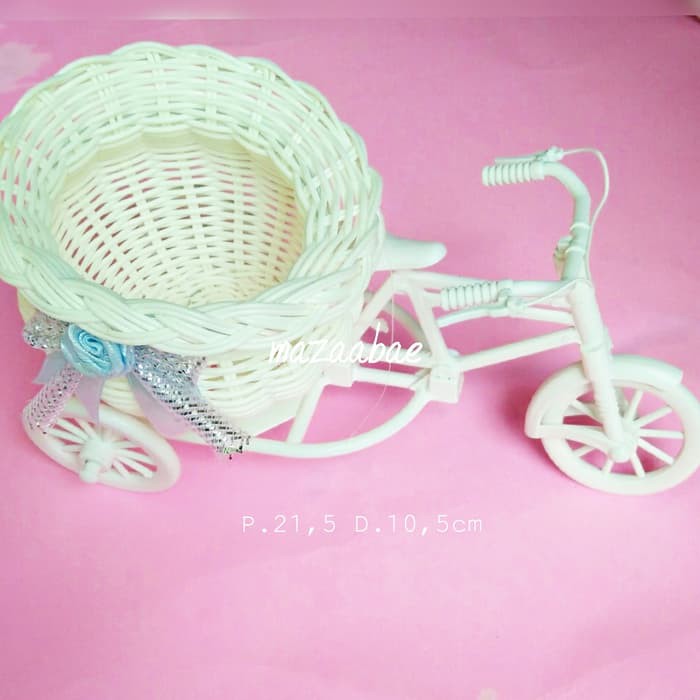 vas bunga sepeda /dekorasi/pajangan