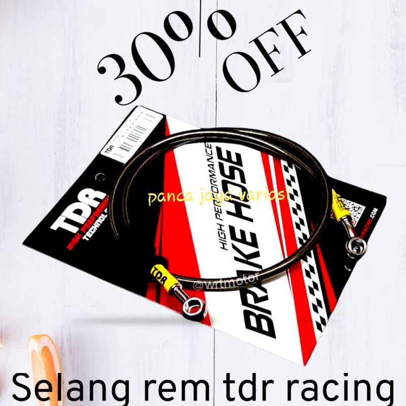 Selang TDR/ Brake Lines TDR Black Carbon 35 Inch / 90 CM