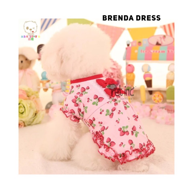 Baju anjing atau kucing brenda dress