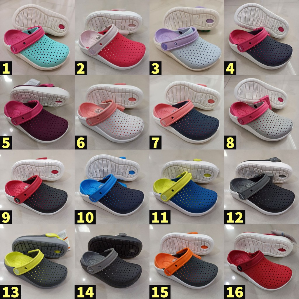 Crocs Anak / Sepatu Sandal Anak / Crocs Literide / Crocs Kids / Crocs