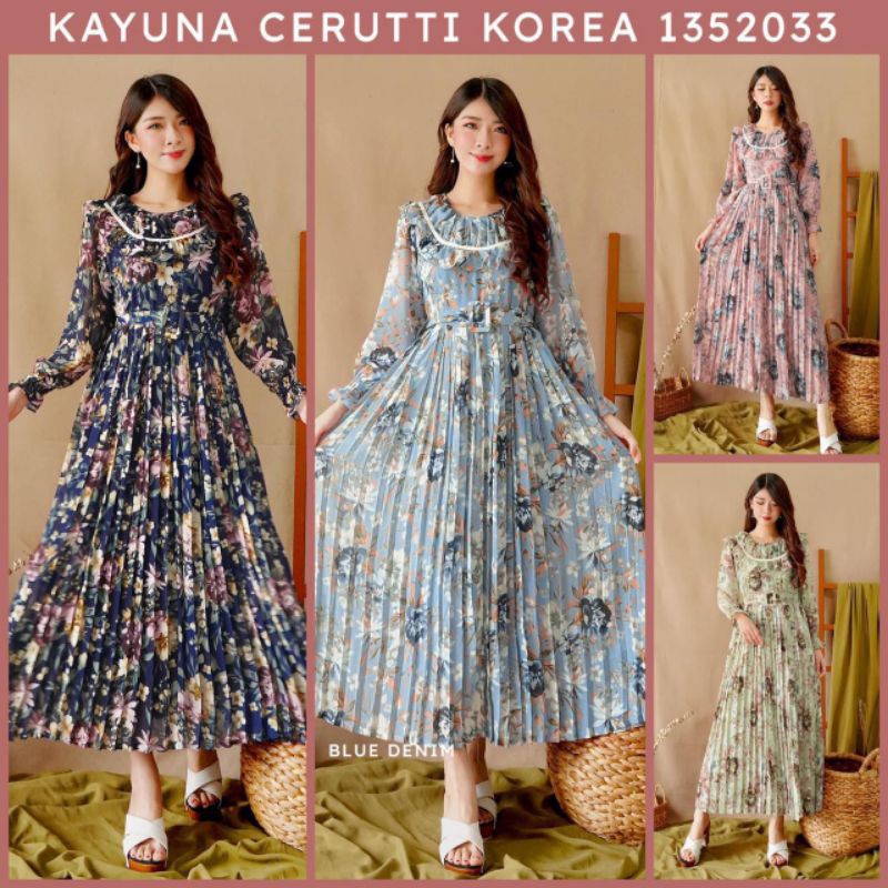 Gamis Plisket By Yuna Fashion