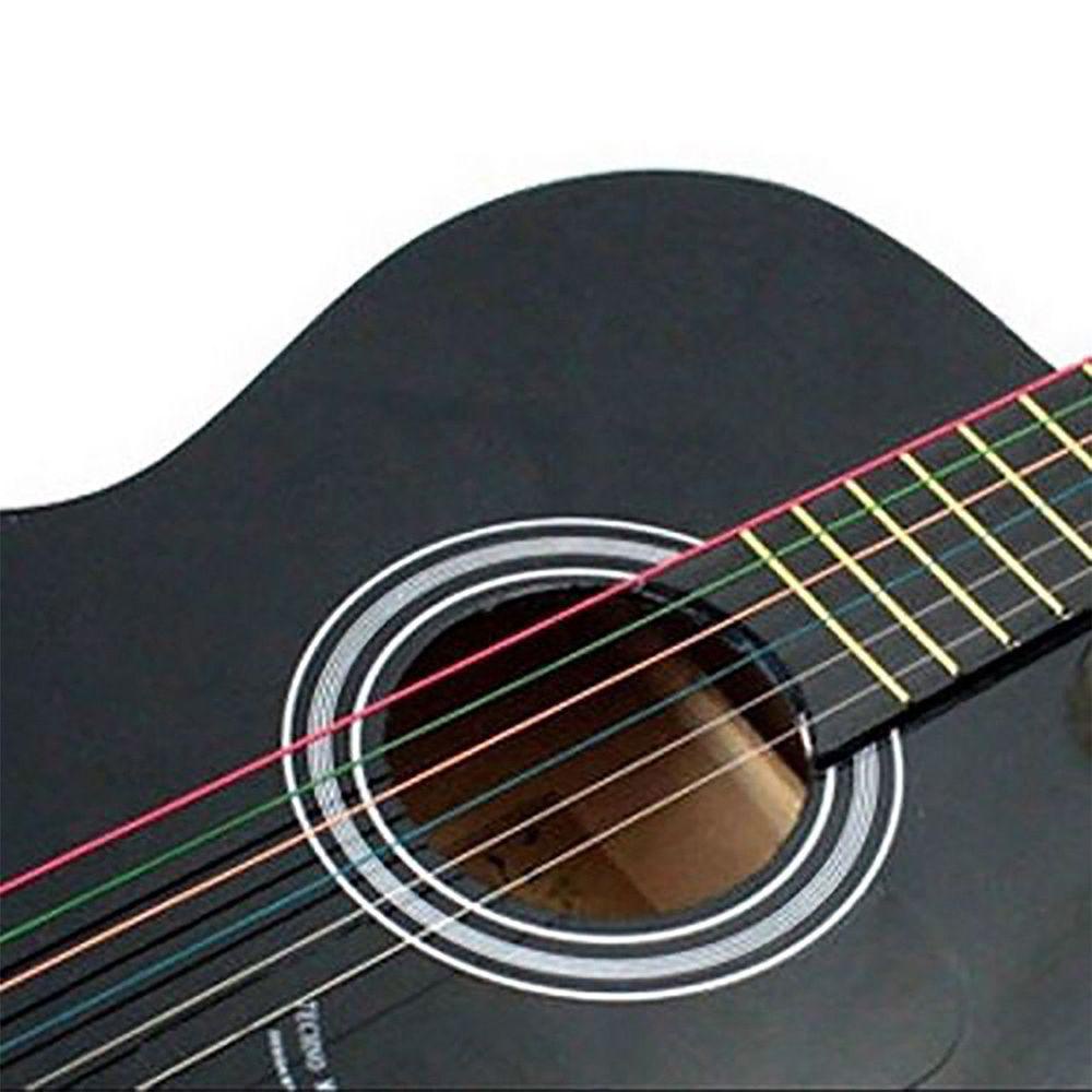 Suyo Senar Gitar Akustik Profesional Warna-Warni Bahan Baja Ringan