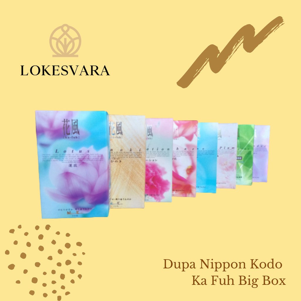 Dupa Hio Wangi Harum Aromatherapi Jepang Nippon Kodo Ka Fuh Big Box