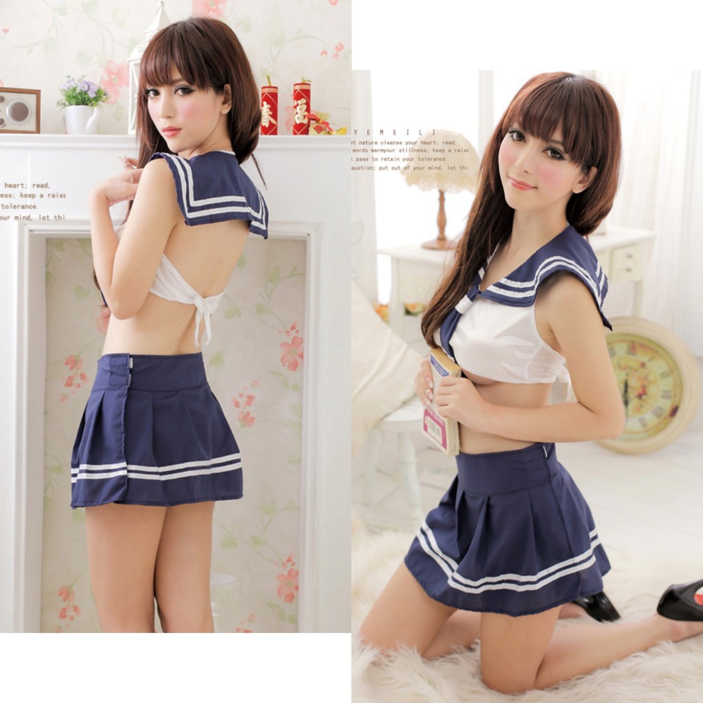 Blackpink Lingerie Hot Cosplay Kostum Seragam Setelan Sekolah Jepang 3037