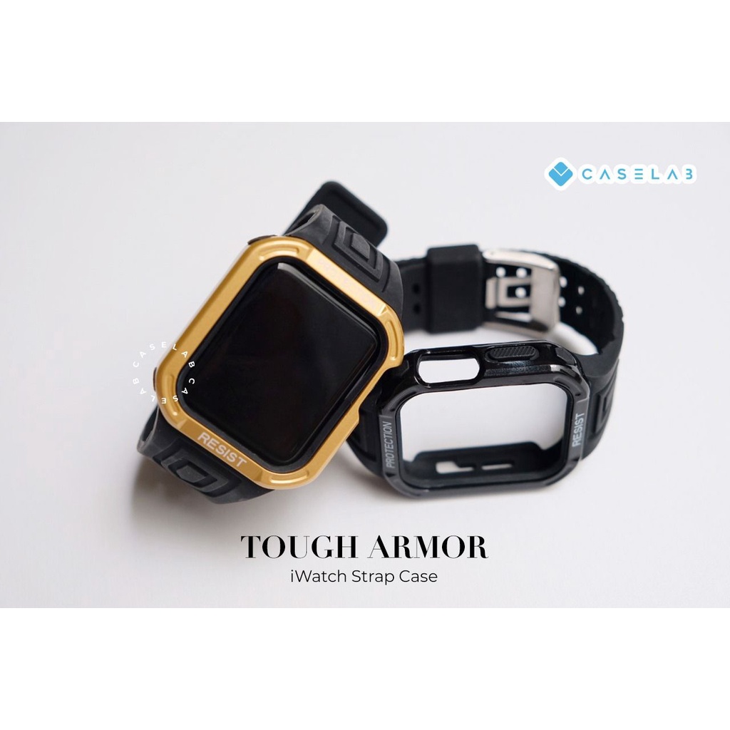 STRAP TOUGH ARMOR ANTI SHOCK IWATCH CASE SE 1 2 3 4 5 6