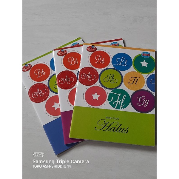

buku tulis halus | buku halus | sidu | 38 lrmbar | per 1 pcs