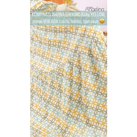 (Size S) Kawung Yellow Atelier Angelina