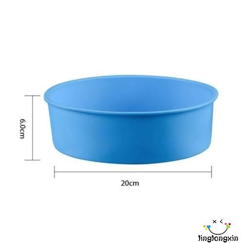 LLX-6/8/9&quot; Silicone Round Bread Mold Cake Pan Muffin Bakeware Mold Baking Tray