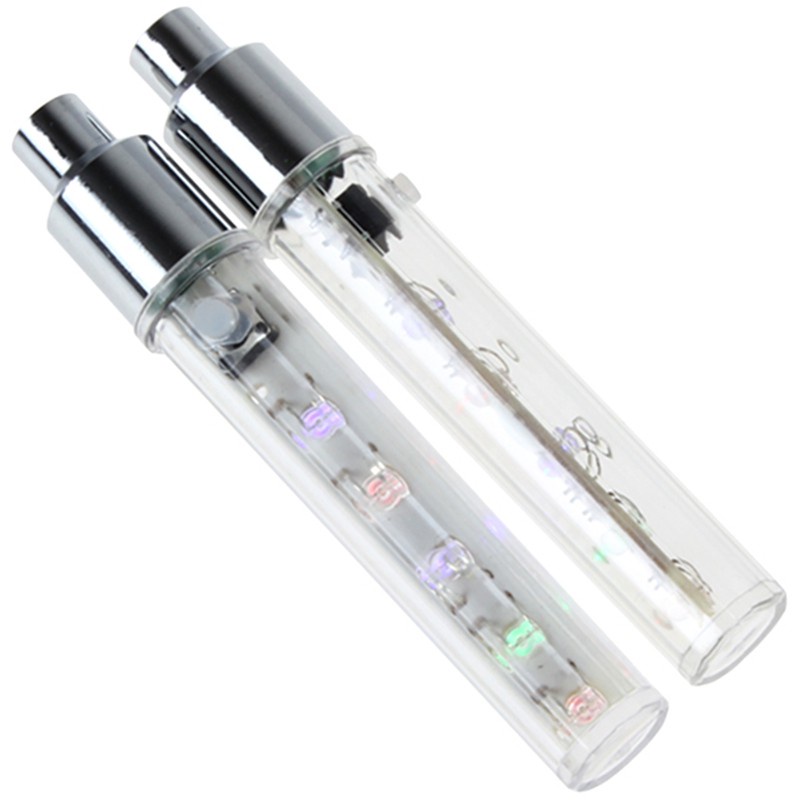 Lampu Peringatan 5 Led Warna-Warni 4 Warna Untuk Roda Sepeda / Motor / Mobil