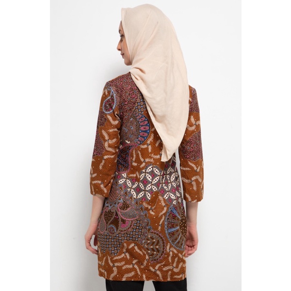 Jual Adikusuma By ArjunaWeda Dress Batik Wanita Parsley Kawung - Biru - Biru S Limited