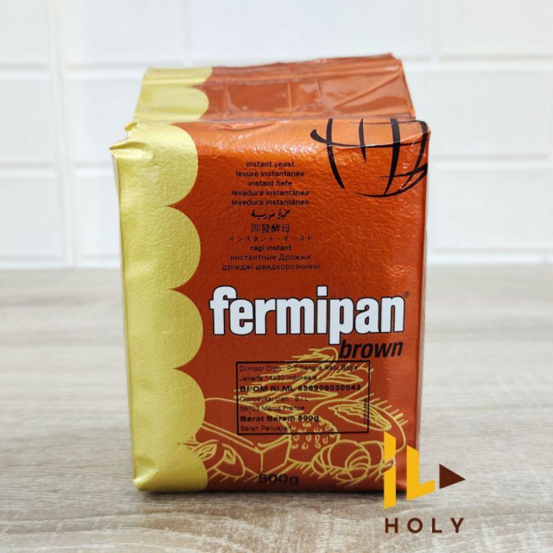 

Fermipan Brown Ragi Instant (500gr) Kemasan Asli / Ragi Instant Fermipan Brown