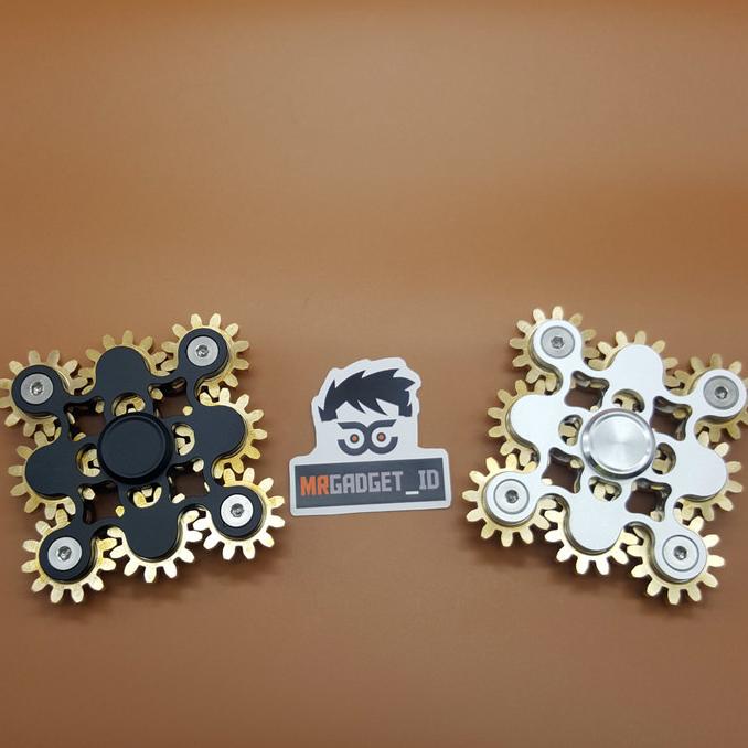 9 Gear Mechanical Premium Pro Fidget Spinner Hand Spinner