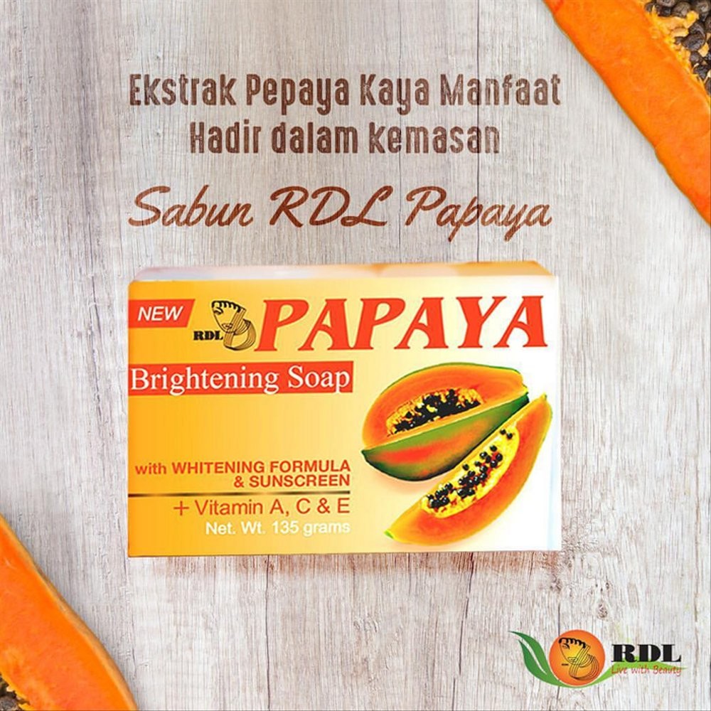 [ASLI] Sabun PAPAYA RDL 135GR