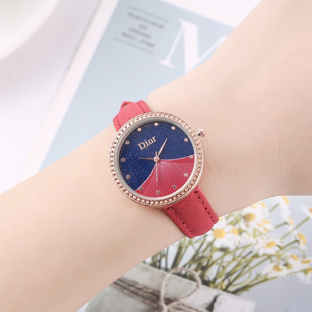 ✅[COD] Berlian imitasi Quartz Watch x Mode Belt Perhiasan Starry Virgin Table Jam Tangan Wanita J66