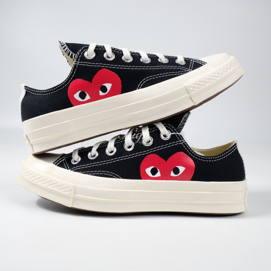 Converse x CDG Play Low Black 100% Authentic