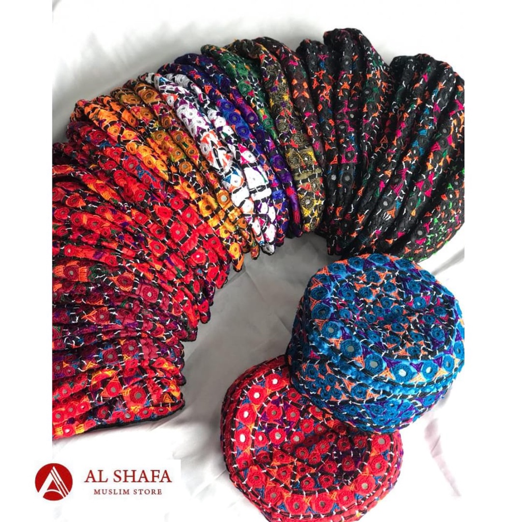 Peci Pakistan Kaca/Peci Rajut Pakistan