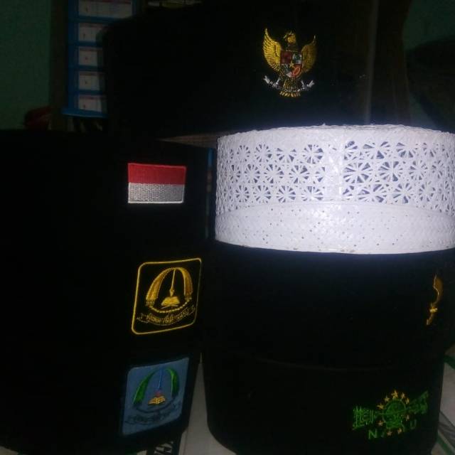 Kopiah songkok NU Hitam/Putih