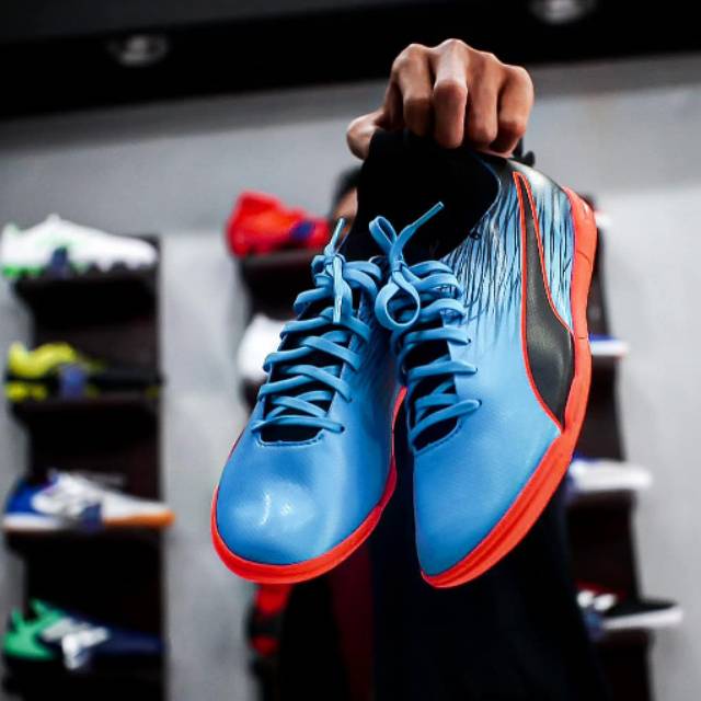 SEPATU PRIA FUTSAL PUMA ORIGINAL FUTSAL 104712 03 EVOKNIT FTB II IT