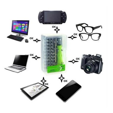 Obeng Set Murah 32 in 1 Magnet Obeng Handphone Laptop Obeng 32 in 1