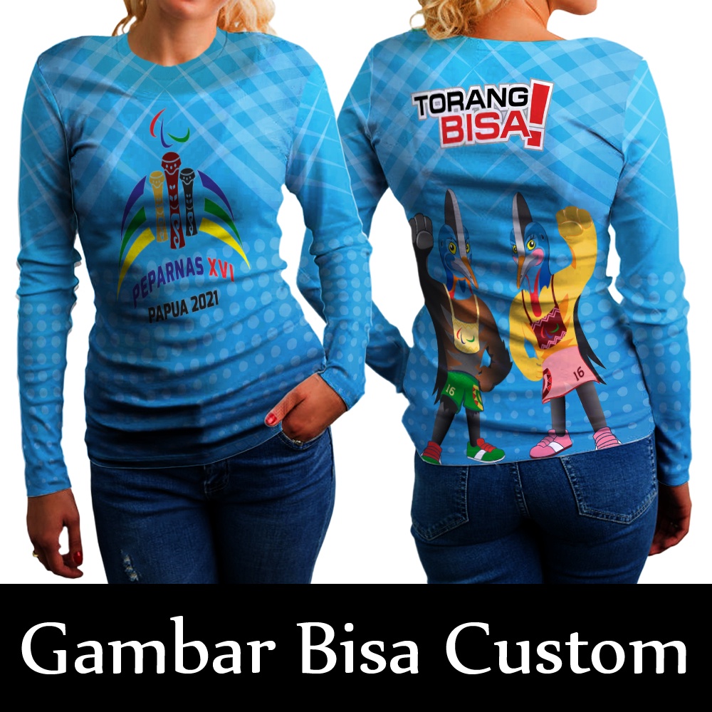 Kaos Unisex PEPARNAS XVI Papua 2021 || Kaos Baju Tshirt Anak/Dewasa PEPARNAS XVI Papua 2021 PON XX P