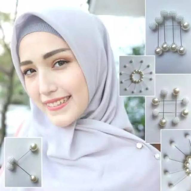 2 buah Tuspin Peniti Hijab Jilbab series A