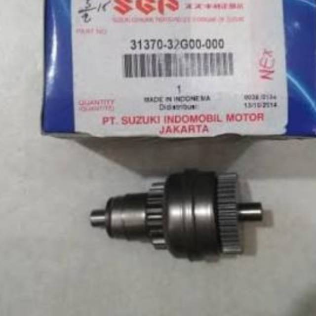 Pinion bendik stater suzuki nex karbu,nex injeksi pertama,lets,nex 2, address ori sgp
