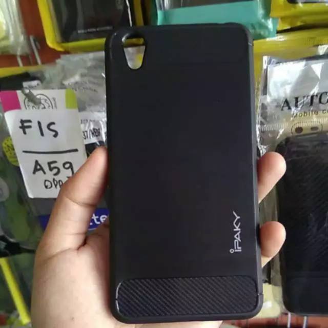 SOFTCASE IPAKY CARBON OPPO NEO 9 OPPO A37 CASE CARBON