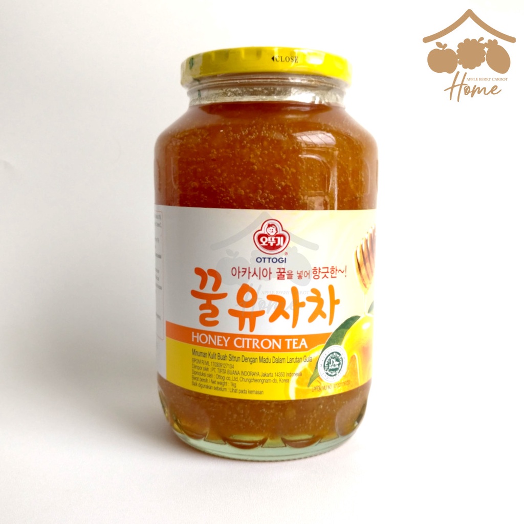 

Ottogi Honey Citron Tea 1kg 1000gr drink syrup sirup korea jeruk 1 kg