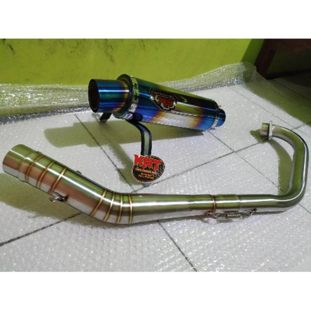 Knalpot R9 Mugelo Satria fu # Satria