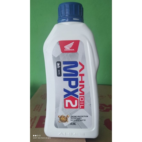 100% ORIGINAL ASLI AHM new kemasan MPX 2 AHM OIL MPX2 800ML OLI MOTOR HONDA MATIC PROMO MURAH ORIGIN