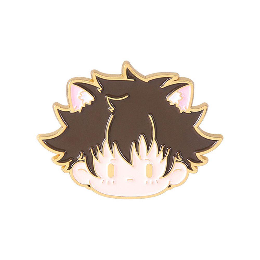 Agustina Jujutsu Kaisen Badge Aksesoris Ransel Lencana Logam Bros Enamel Pin Kartun Kerah Pin Anime Badge