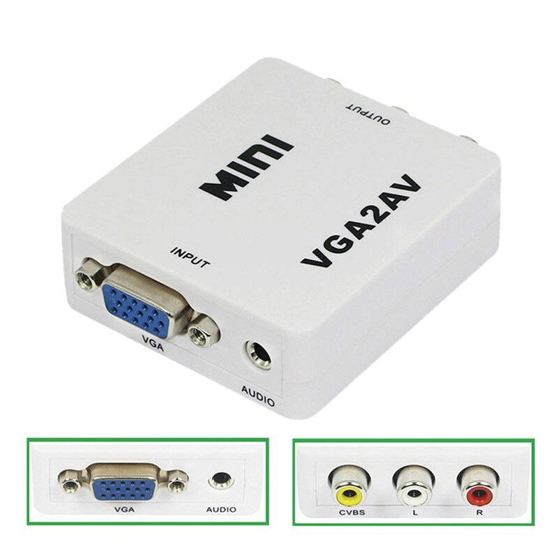 VGA to RCA CONVERTER / Converter VGA to AV / VGA to AV Mini Converter