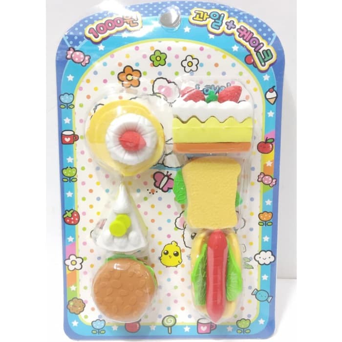 

Penghapus Eraser Alat Tulis Lucu Dessert Tipe BB