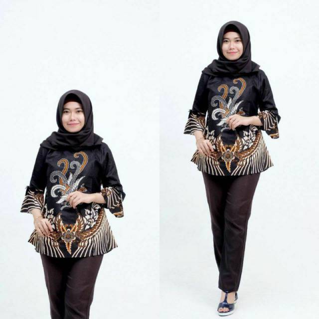 Maura Couple - Sania Ruffle Batik Couple ori Ndoro jowi DNT Garansi Termurah Shopee