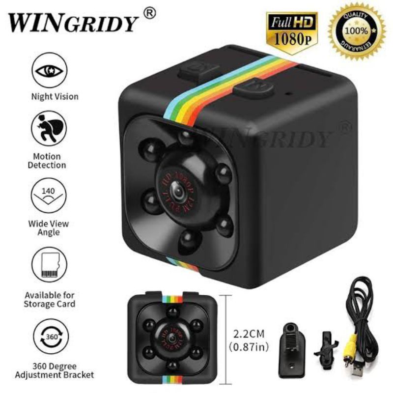 SPY CAMERA MINI SQ11 NIGHT VISION/SPY CCTV SQ-11 KAMERA PENGINTAI MINI