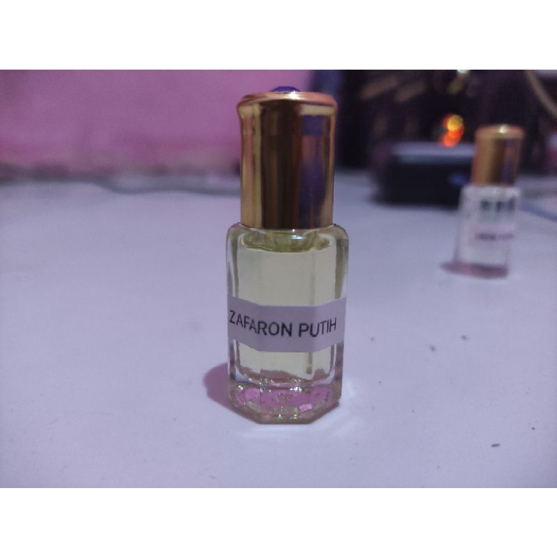 MINYAK WANGI BIANG BIBIT ZAFARON PUTIH SUPER NON ALKOHOL 6ML TURKI