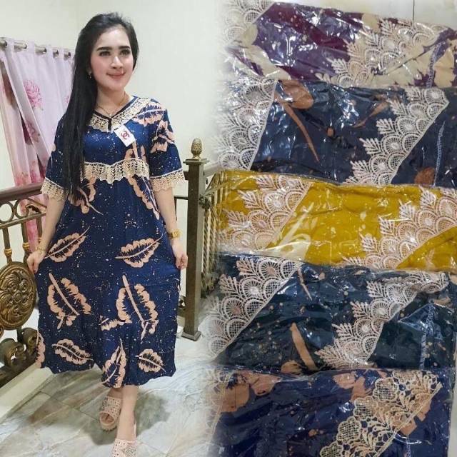 DASTER SMOCK RENDA MACAN TUTUL DASTER ARAB MOTIF DASTER BUSUI DASTER MURAH DASTER RENDA MURAH BATIK