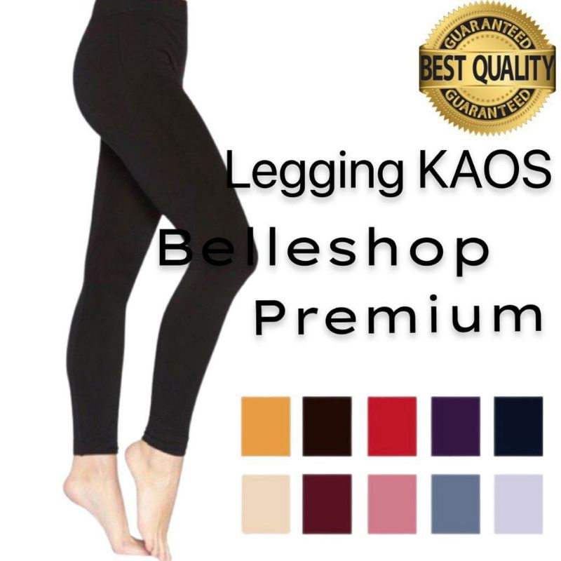 Legging Panjang Soft Rayon Bahan Kaos Premium