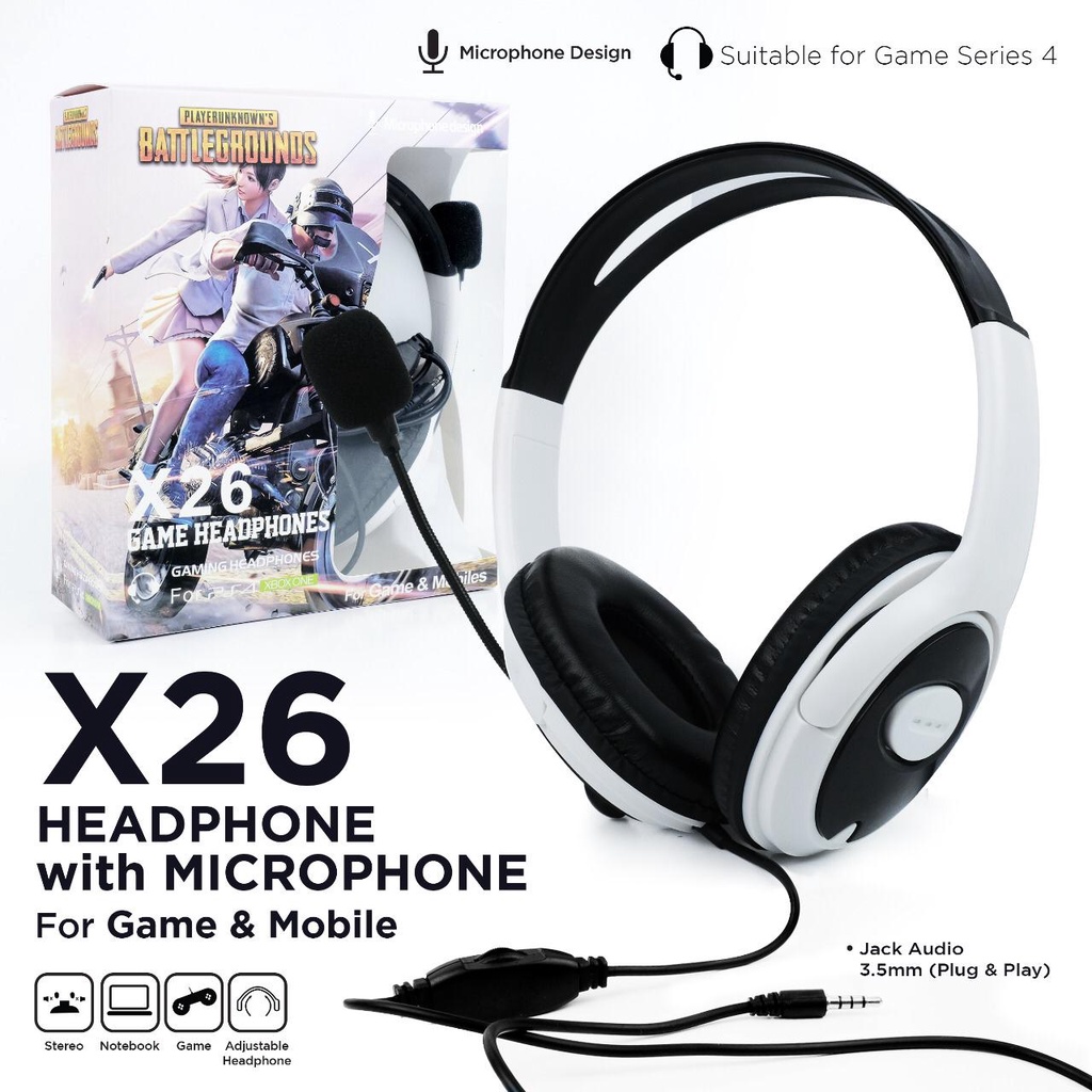 HOT SALE Handset Gaming wired + mic Stereo Bass Hp Computer Laptop earphone Handsfree