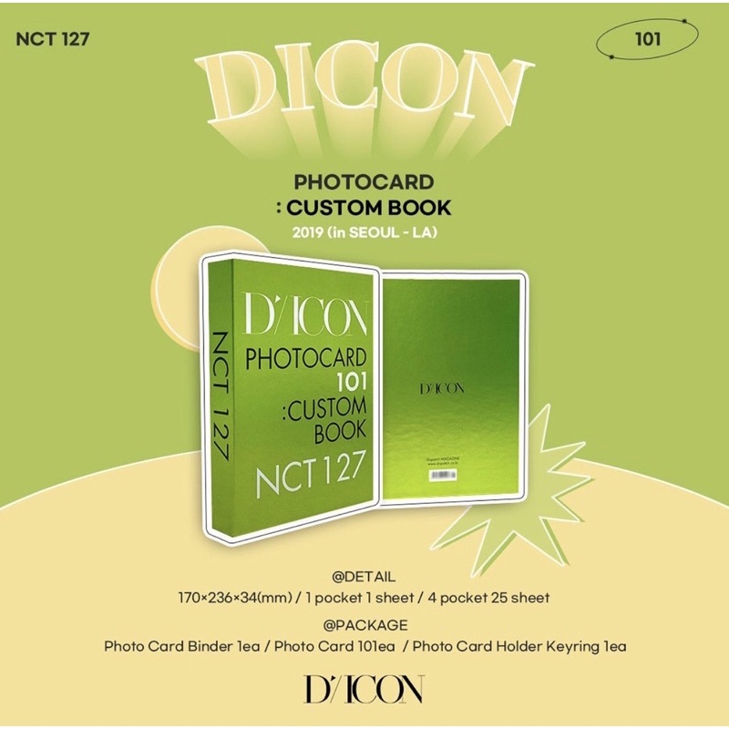 [READY STOCK] DICON NCT 127 BINDER SLEEVE KEYRING