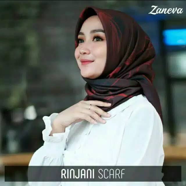 Zaneva hijab segi empat voal rinjani scarf
