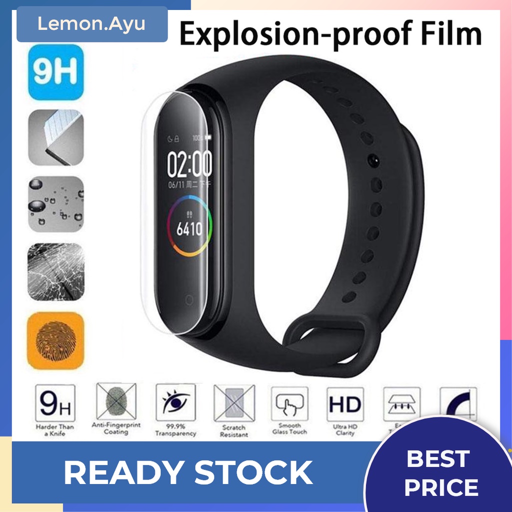 Anti Gores  Screen Protector Film Xiaomi Mi Band 4 5 6 3 Ultra Thin