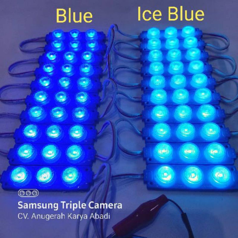 Lampu LED Kolong bulat Modul 3 mata & 6 mata 12 volt & 24 Volt Waterproof Motor Mobil